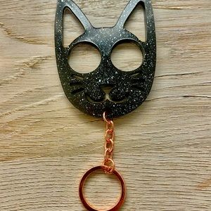 Safety Kitty Cat Keychain